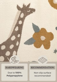 Hanse Home, Detský koberček Adventures 106213 Cream Multicolor, 120x170, viacfarebná, detská izba