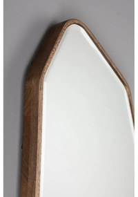 Nástenné zrkadlo s dreveným rámom 39,5x90 cm Basil – Dutchbone