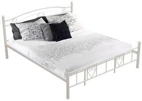 Manželská posteľ 180 cm Birdie (biela). Vlastná spoľahlivá doprava až k Vám domov. 1065241
