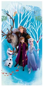 DETSKÝ BAVLNENÝ UTERÁK FROZEN2 70X140 CM VZOROVANÁ