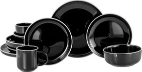 XXXLutz KOMBINOVANÝ SERVIS Nordic Gourmet Schwarz 10-dielne Creatable - Online Only bytové doplnky - 007768070101