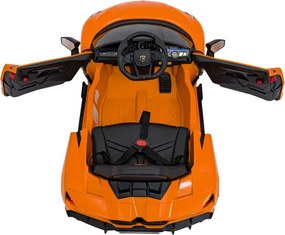 Elektrické autíčko Lamborghini Revuelto oranžové