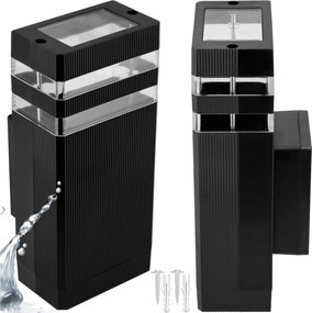 BERGE LED fasádne svietidlo 1xGU10 IP44 čierne