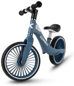 Kidwell NIX Balančný bicykel ľahký nylonový rám PU kolesá turbínové ráfiky – tmavomodrý