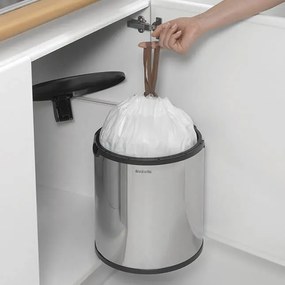 Brabantia Vstavaný kôš 15L De Luxe Lesklá oceľ