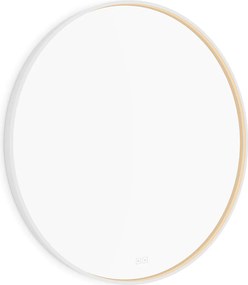 Nimco Biele LED zrkadlo pr. 900 s dvoma dotykovými senzormi - ZPB 31003RVX-05