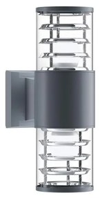 Maytoni O576WL-02GR - Vonkajšie nástenné svietidlo BRONX 2xE27/60W/230V IP54 antr