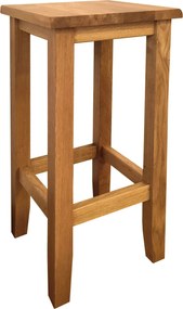 Barová stolička z masívu, 36x36x75 cm