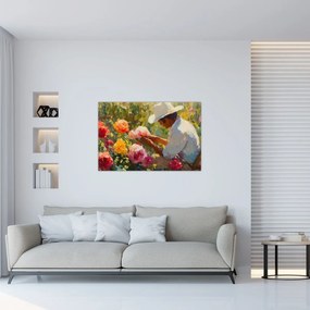 Obraz - Záhradník (90x60 cm)