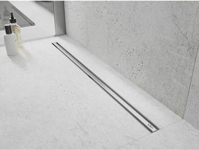 Mexen Flat 360° Slim sprchový žľab 50 cm, brúsená oceľ, 1041050
