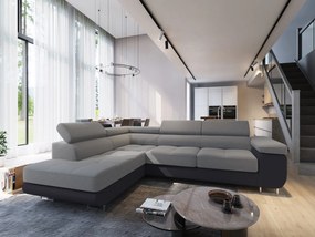 Rohová sedačka NOEL – rozkladacia, úložný priestor | Sawana 21 + Soft 29
