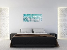 Obraz - Pohľad na vlny oceánu (120x50 cm)
