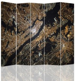 Gario Paraván Satelitná fotografia Rozmery: 180 x 170 cm, Prevedenie: Otočný paraván 360°
