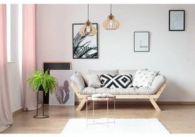 Závesné svietidlo Timber 3, 2x drevené tienidlo