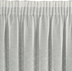ZÁCLONA KLEO NA PÁSKE 350 X 270 CM BIELA