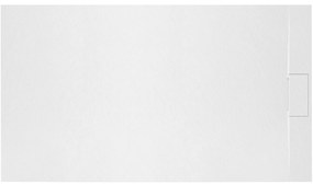 Rea Bazalt, SMC sprchová vanička 80x120 cm + sifón, biela, REA-K3900