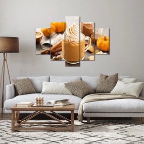 Obraz - Tekvicové latte (150x105 cm)