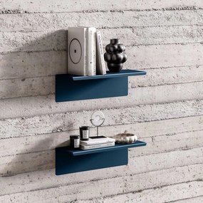 Poličky na stenu JOANNE 400 mm, Modern: tmavomodrá
