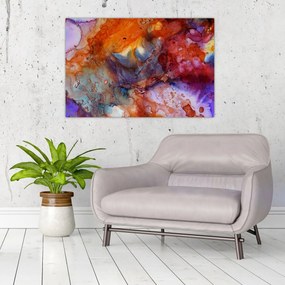 Obraz - Abstraktné atramentové umenie (90x60 cm)