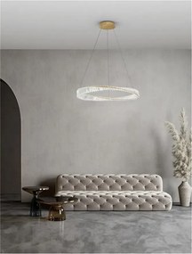 Krištáľový luster Aurelia 45W 80 zlaté