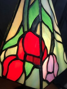 Lampa Tiffany stolová TULIP 30*15