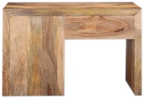 furniture-nabytek.cz - Drevený písací stôl z masívneho manga 130x76x70