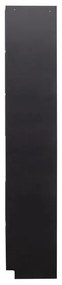 Čierna modulárna knižnica z borovicového dreva 40x210 cm Finca – WOOOD