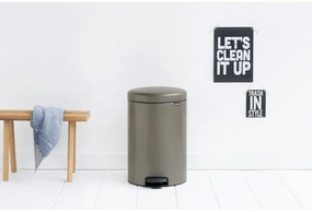 Sivý pedálový oceľový odpadkový kôš 20 l NewIcon – Brabantia