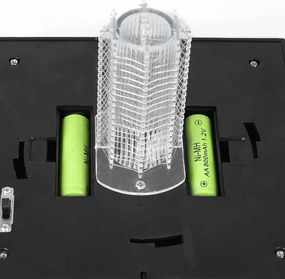 Bluegarden Rea, LED solárna lampa J-22 Black, OGR-02107