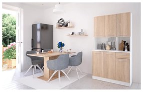 Kuchynský kút Palermo NEW (biela + dub sonoma). Vlastná spoľahlivá doprava až k Vám domov. 1119688