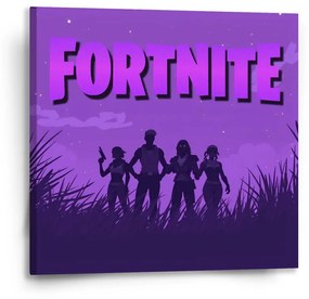 Sablio Obraz FORTNITE Fialová silueta - 50x50 cm