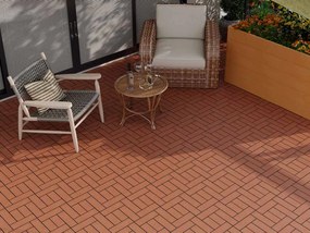 WPC dlaždica LEGI STYLE 30 x 30 cm, čokoláda