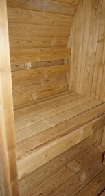 Sanotechnik Sudová fínska vonkajšia sauna TROMSÖ M pre 2 osoby 189x120x191,5cm