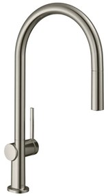 Hansgrohe M54, drezová batéria Talis s výsuvnou koncovkou, sBox, vzhľad nehrdzavejúcej ocele, HAN-72803800