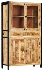 vidaXL Komoda 100x40x175 cm masívne mangovníkové drevo-
