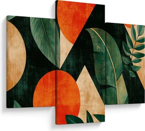 Obraz - Geometrické prírodné motívy II. (90x60 cm)