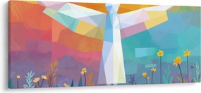 Obraz - Strážca kvetov (120x50 cm)