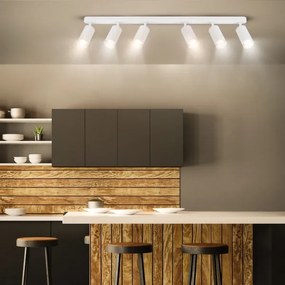 Brilagi - Kúpeľňové bodové svietidlo SELE 6xGU10/30W/230V IP44 biela