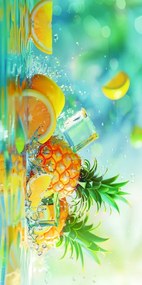 Plážová osuška LEMONADE 100x180 cm farebná, 100% mikrovlákno