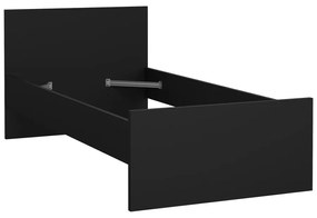 Čierna jednolôžková posteľ 90x190 cm Naia – Tvilum