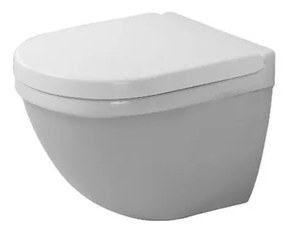 DURAVIT Starck 3 závesné WC Compact s hlbokým splachovaním, 360 mm x 485 mm, s povrchom WonderGliss, 22270900001