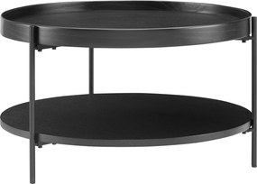 XXXLutz KONFERENČNÝ STOLÍK, čierna, kompozitné drevo, 69/39 cm Livetastic - Stolíky do obývačky - 001769013007