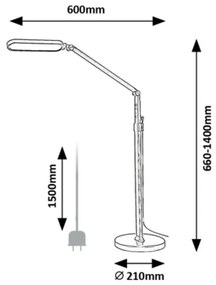 Rabalux 2310 stolná LED lampa Draco