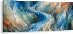 Obraz - Abstraktný prúd (120x50 cm)