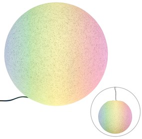 Inteligentná vonkajšia lampa sivá 56 cm IP44 vrátane Wifi A60 - Nura