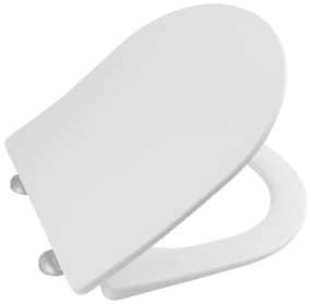 Aqualine Aqualine, VERMET WC sedátko, Soft Close, biela, VRS008
