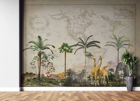 Gario Fototapeta Divoké zvieratá vintage - Andrea Haase Materiál: Vliesová, Rozmery: 250 x 175 cm
