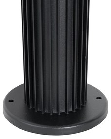 Dizajnový vonkajší stĺpik čierny 80 cm IP44 - Boris