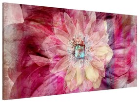Magnetické obrazy Grunge kvetina