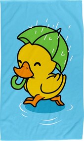 Detský bavlnený uterák ANIMALS 30x50 cm - Kačička